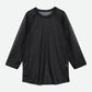 SHINY RAGLAN SLEEVE TOP