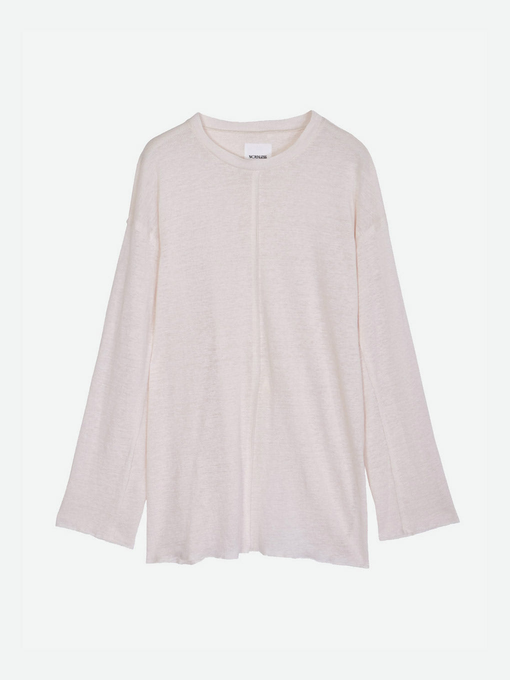 BACK RIBBON ROUGH LONG TEE