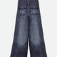 DENIM LIKE KNIT PANTS