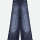 DENIM LIKE KNIT PANTS