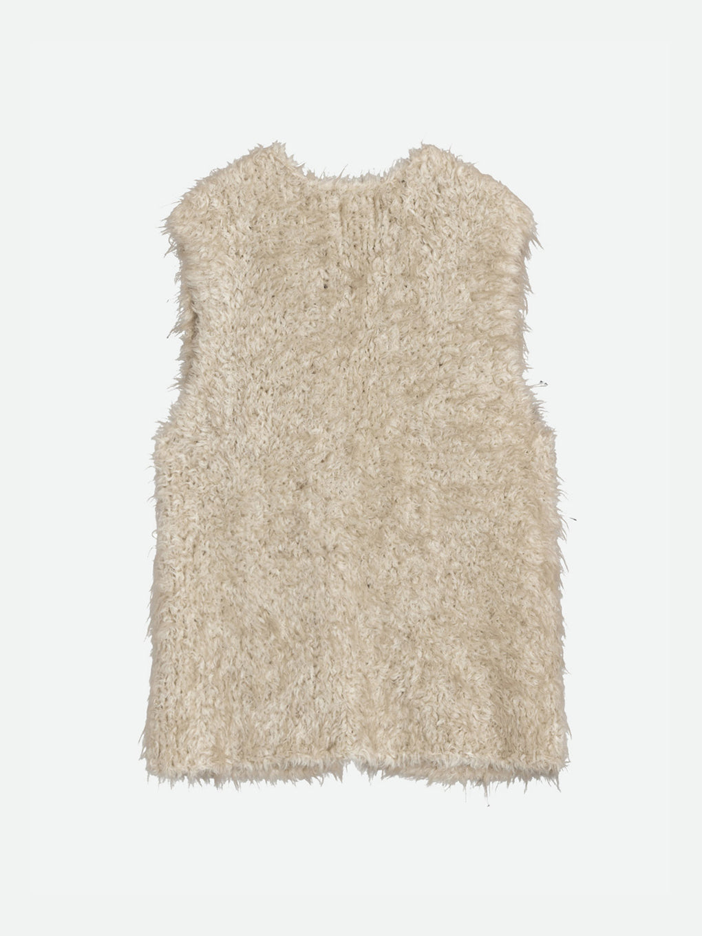 FUR LIKE WARM KNIT VEST