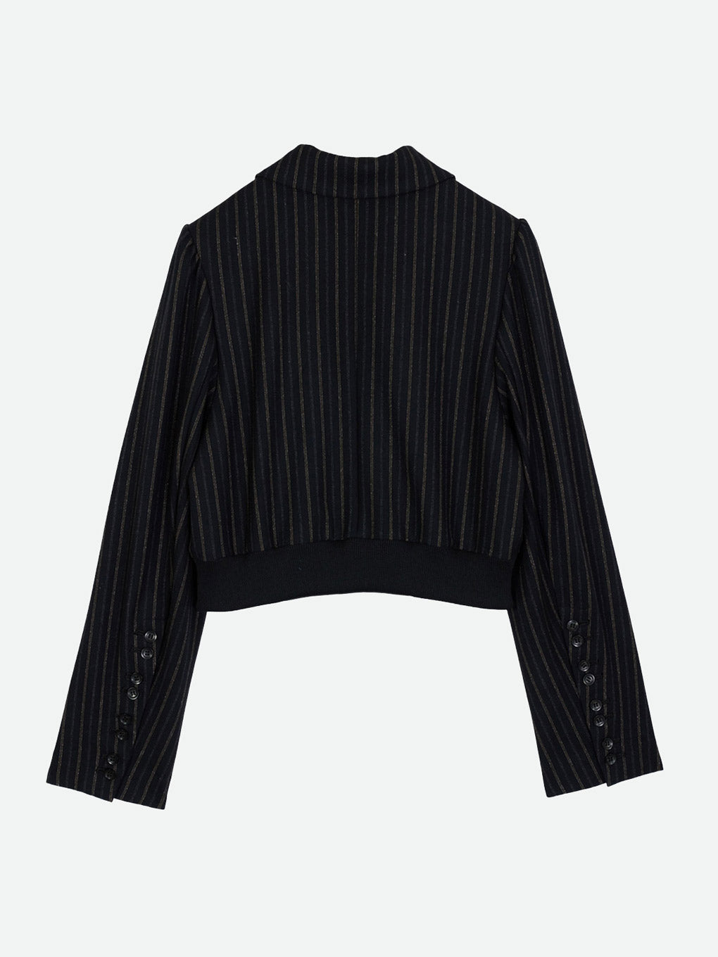 SHORT JACKET LIKE STRIPE TOP