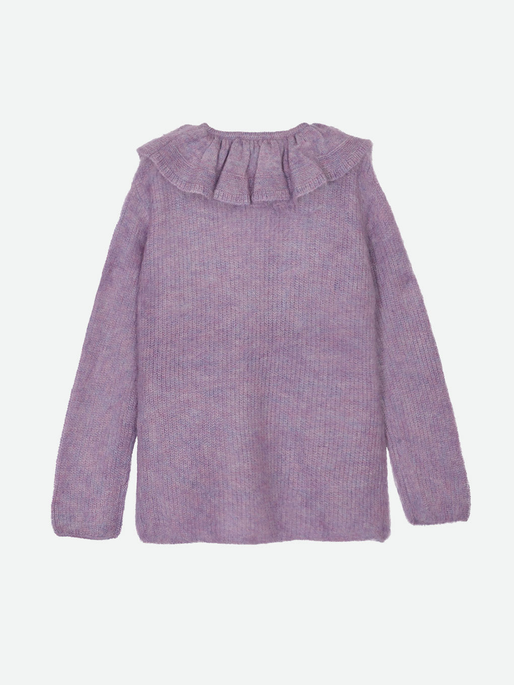 KID MOHAIR RUFFLE BABY CARDIGAN