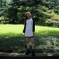 THREE LOGO RAGLAN TEE
